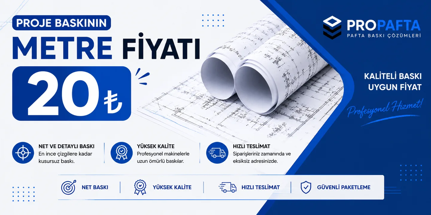 ProPafta proje baskısı metre fiyatı kampanya bannerı